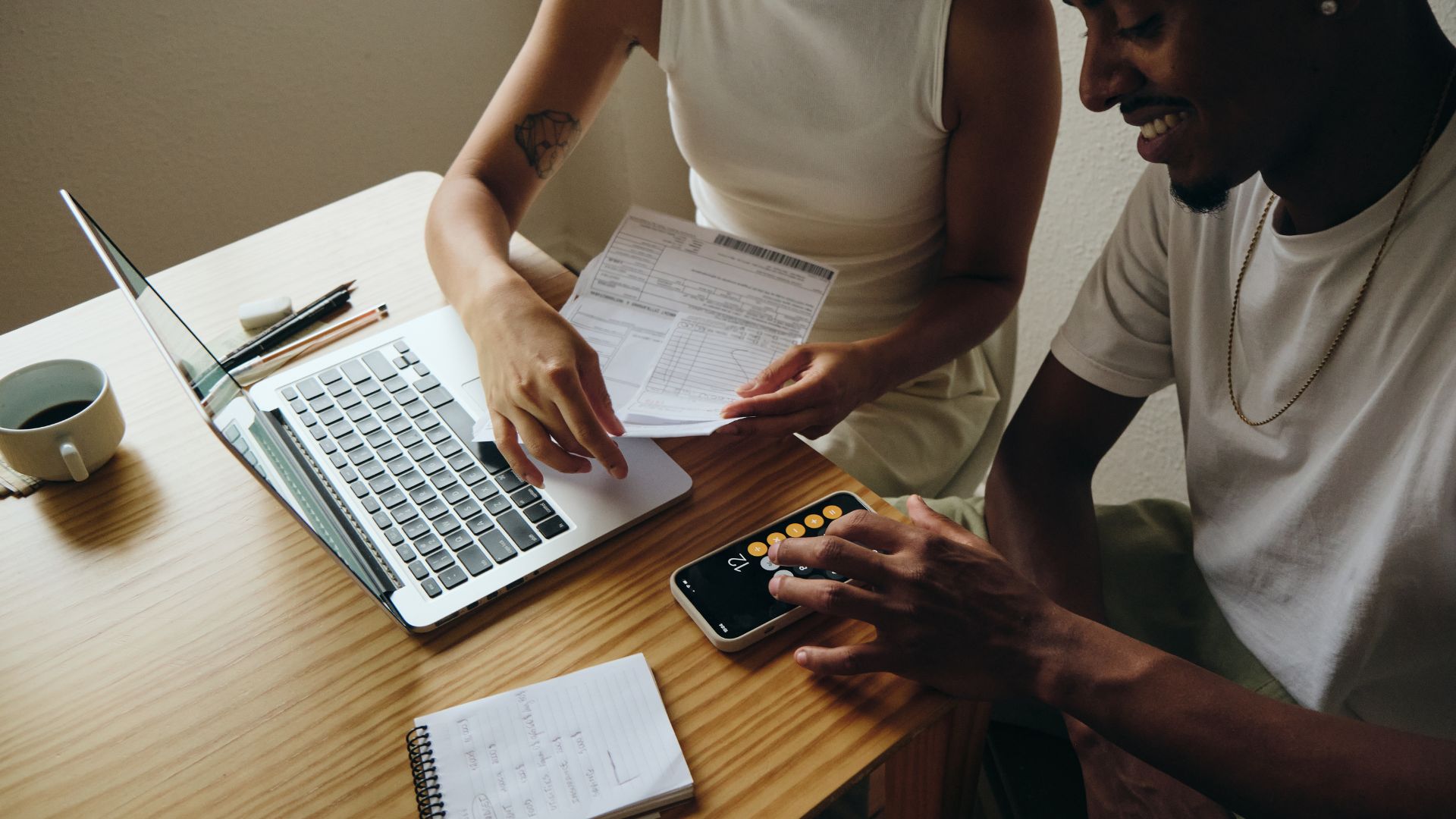 A woman checking her watch